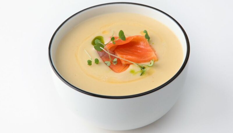 Traditional,French,Cream,Soup,Of,Leeks,,Potatoes,And,Cream.,Vichy